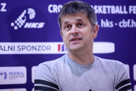 Opatija: Trening hrvatske košarkaške reprezentacije