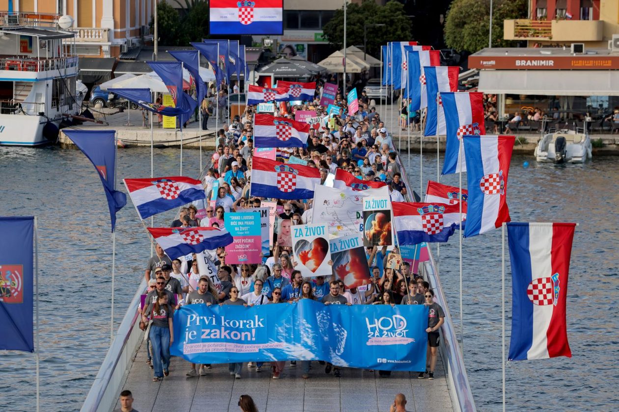 Zadar: Održan je Hod za život, obitelj i Hrvatsku