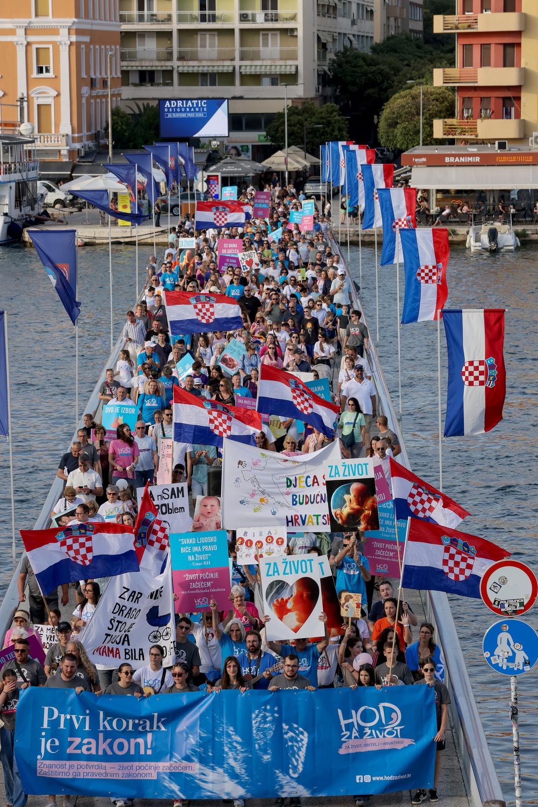 Zadar: Održan je Hod za život, obitelj i Hrvatsku