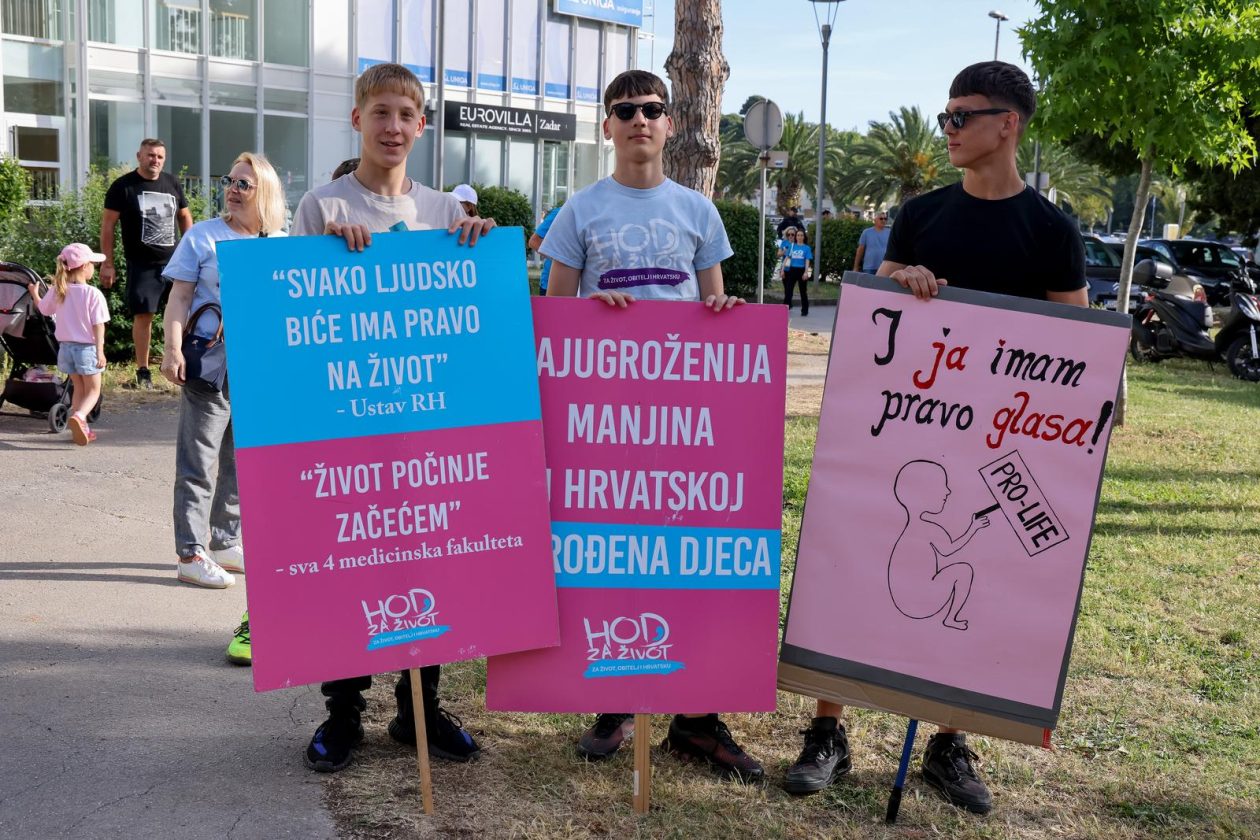Zadar: Održan je Hod za život, obitelj i Hrvatsku