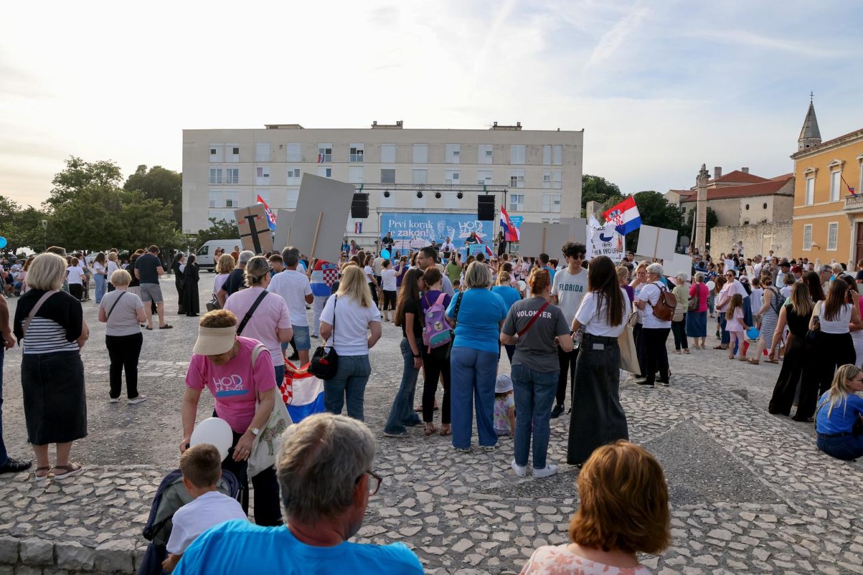 Zadar: Održan je Hod za život, obitelj i Hrvatsku