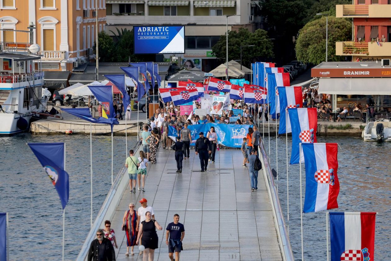 Zadar: Održan je Hod za život, obitelj i Hrvatsku