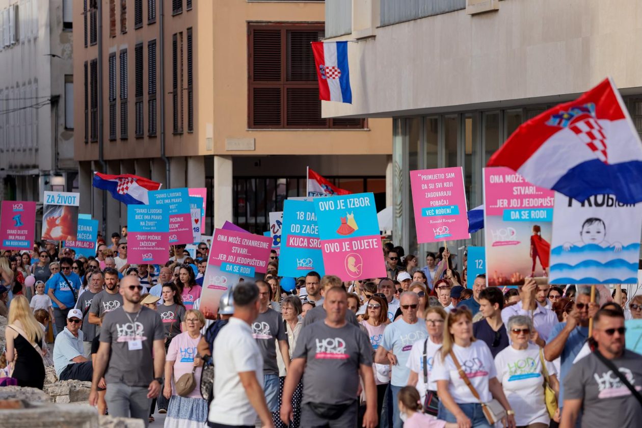 Zadar: Održan je Hod za život, obitelj i Hrvatsku