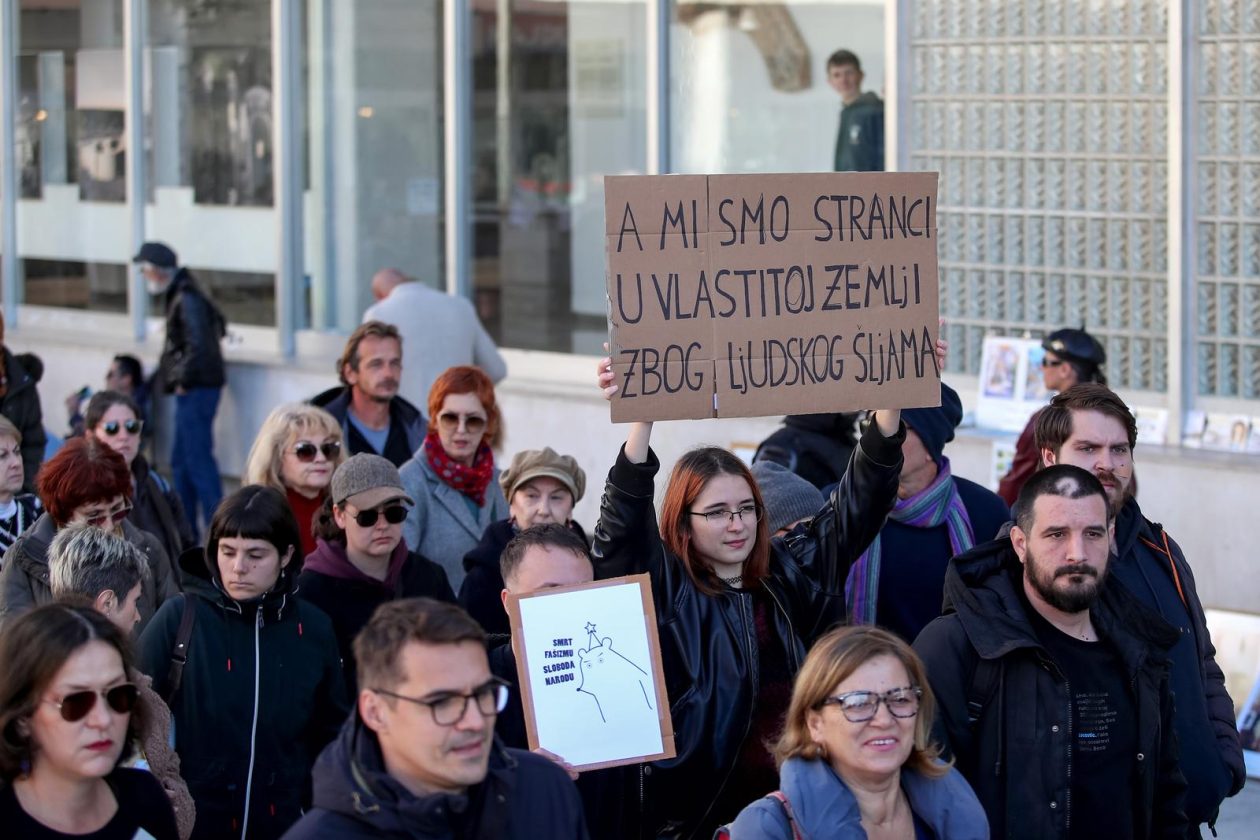 Zadar: Prosvjedni marš protiv fašizma