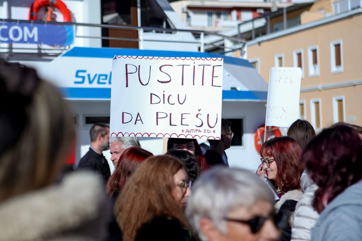 Zadar: Prosvjedni marš protiv fašizma