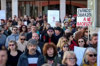 Zadar: Prosvjedni marš protiv fašizma