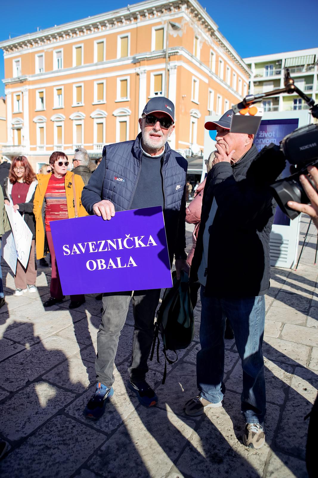 Zadar: Prosvjedni marš protiv fašizma