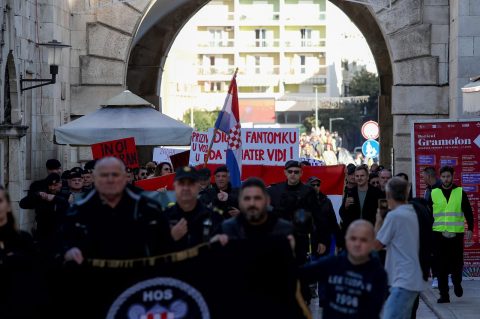 Zadar: Prosvjedni marš protiv fašizma