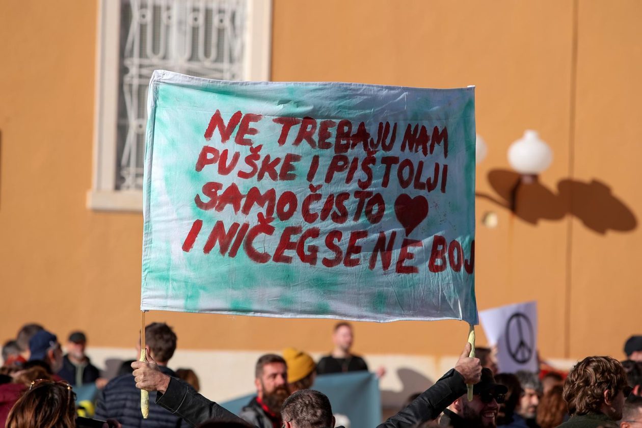 Zadar: Prosvjedni marš protiv fašizma