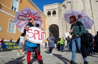 Zadar: Prosvjedni marš protiv fašizma