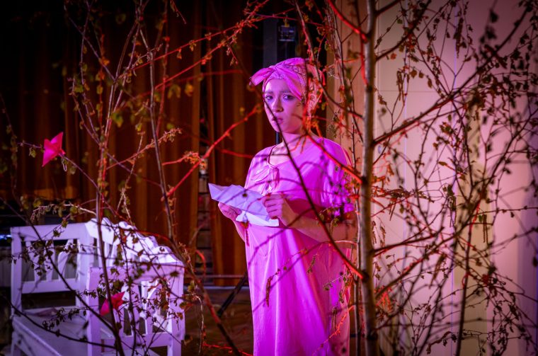 Predstava ‘Žlica Steinberg’ prema tekstu britanskog autora Leeja Halla, u režiji Lawrencea Kiirua i izvedbi Ane Pogorelić, premijerno izvedena u srijedu, 7. travnja (20 sati) u Centru mladih Ribnjak u Zagrebu.