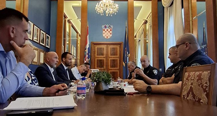 Sastanak predstavnika Grada i Policijske uprave Zadarske