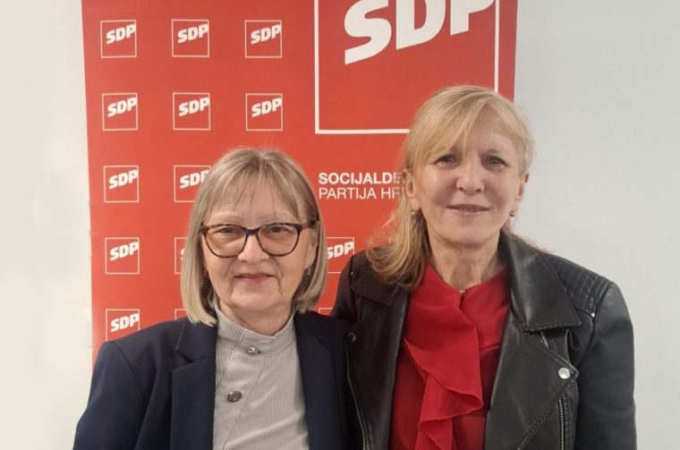 Slavica Jeličić i Mira Ražnjević GO SDP BnM
