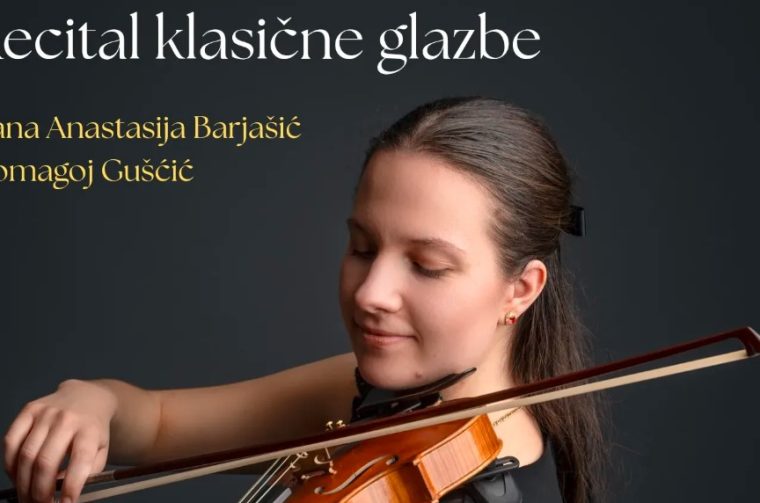 Zadarska violinistica Ivana Anastasia Barjašić nastupa u svojoj nekadašnjoj školi