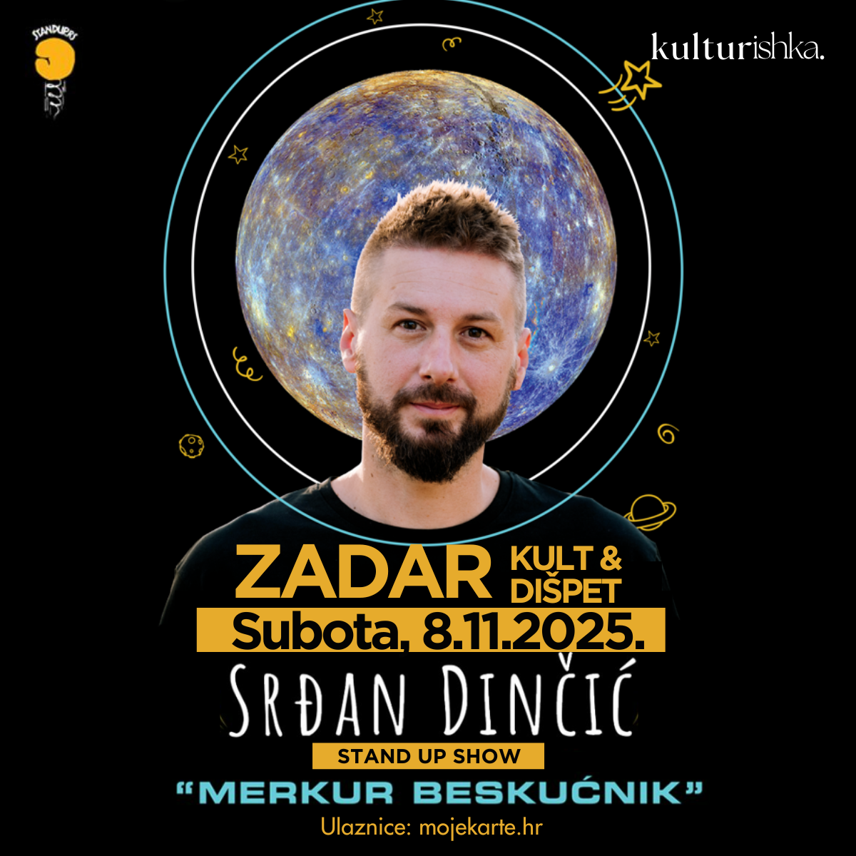 Kralj stand up komedije Srđan Dinčić premijerno u Zadru