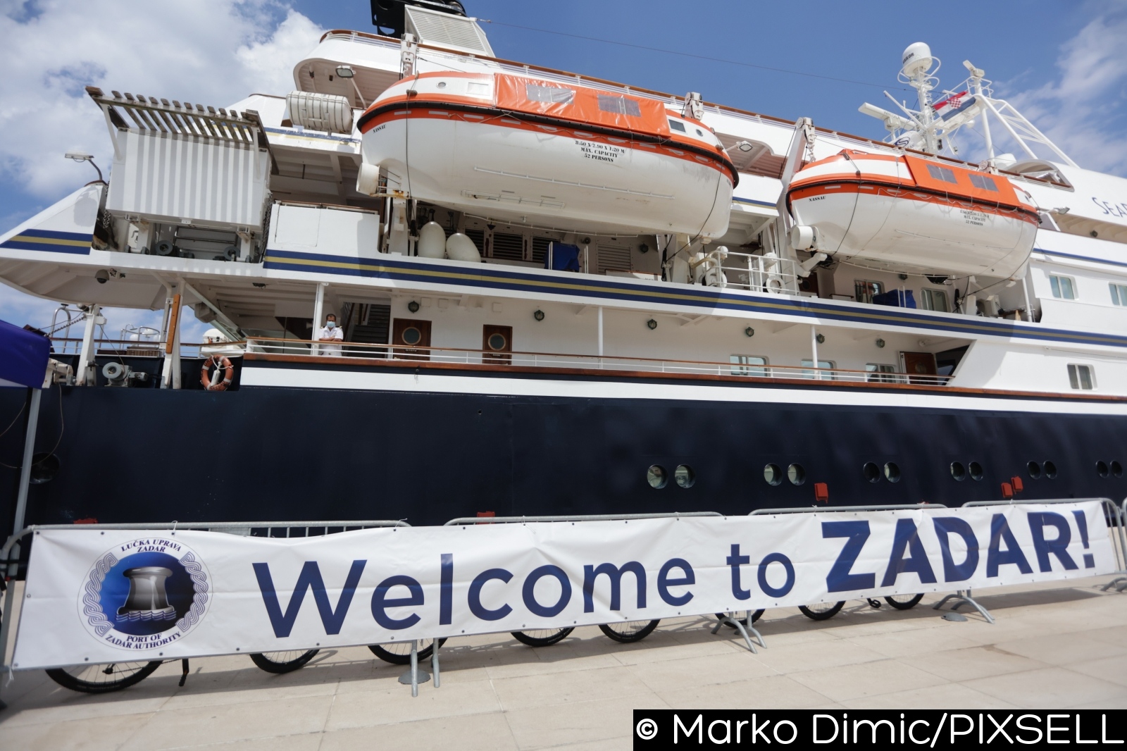 U Zadar uplovio prvi kruzer ove godine