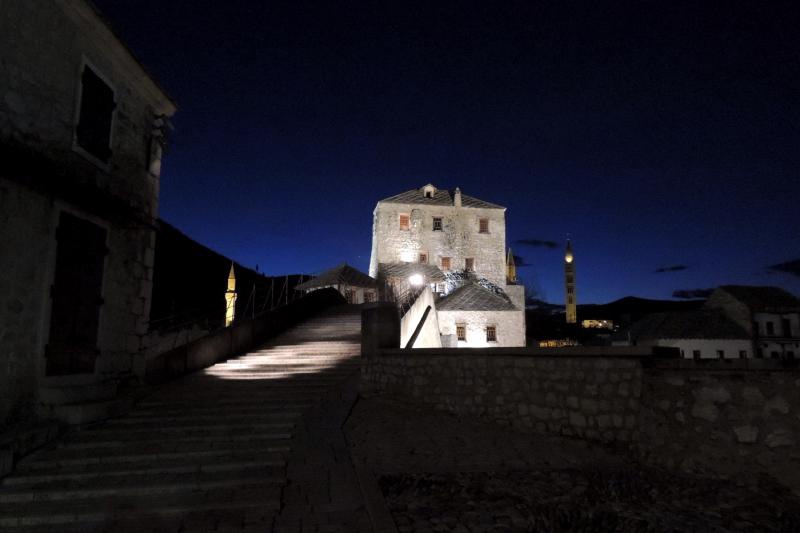 Noćni đir mostarskom starom jezgrom, Foto: Borna Filić/PIXSELL