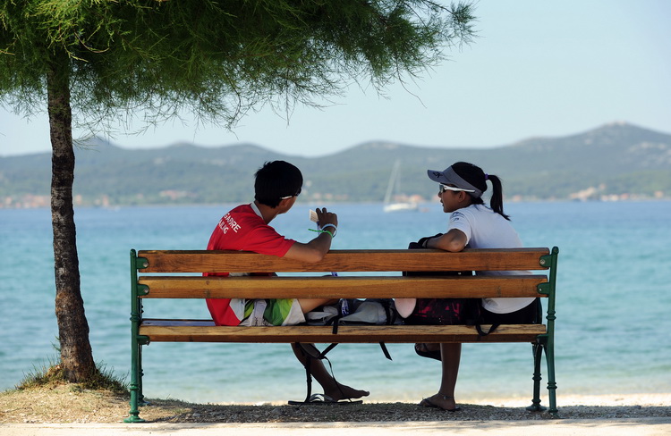 Zadar, 080711.
Svjetsko juniorsko prvenstvo u jedrenju 07.-15.srpnja 2011.
ISAF 2011.
U organizaciji jedrlicarskog kluba Uskok iz Zadra odrzava se svjetsko juniorsko prvenstvo u jedrenju za klase SL 16, 420, 29er, Laser i RS-X. Na prvenstvu se natjece 350 Zadar, 080711.
Svjetsko juniorsko prvenstvo u jedrenju 07.-15.srpnja 2011.
ISAF 2011.
U organizaciji jedrlicarskog kluba Uskok iz Zadra odrzava se svjetsko juniorsko prvenstvo u jedrenju za klase SL 16, 420, 29er, Laser i RS-X. Na prvenstvu se natjece 350