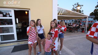 Bibinje: Navijanje za Vatrene i fešta nakon pobjede nad Rusijom