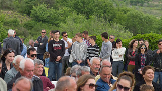 Misa na ostacima crkve na Petrini, foto: Leo Banić Misa na ostacima crkve na Petrini, foto: Leo Banić