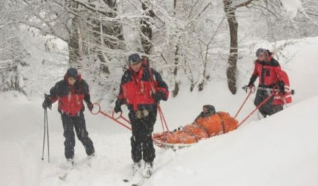 Mećava u Lici – do zametenih se probija GSS, foto: HRT