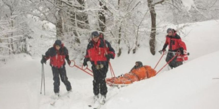 Mećava u Lici – do zametenih se probija GSS, foto: HRT