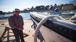 Jazine: Uređuju se barke i kaići, Foto: Saša Čuka