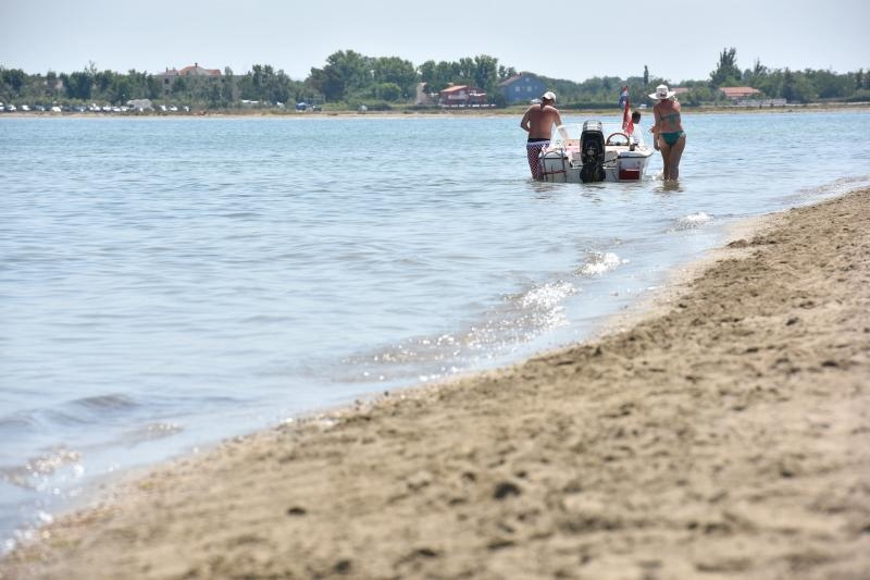 Kraljicina plaza u Ninu, jedna od najljepsih plaza u Hrvatskoj. Photo: Dino Stanin/PIXSELL