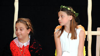 Polaznici dramsko lutkarske radionice Donatolina iz Kazališta lutaka Zadar gostovali su na ovogodišnjem Međunarodnom dječjem festivalu u Šibeniku sa predstavom “Šuma Striborova”, foto: Dino Bara Polaznici dramsko lutkarske radionice Donatolina iz Kazališta lutaka Zadar gostovali su na ovogodišnjem Međunarodnom dječjem festivalu u Šibeniku sa predstavom “Šuma Striborova”, foto: Dino Bara