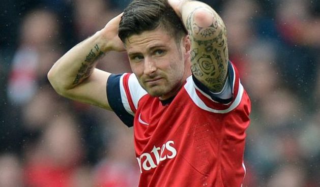 Olivier Giroud, foto: dailymail.co.uk