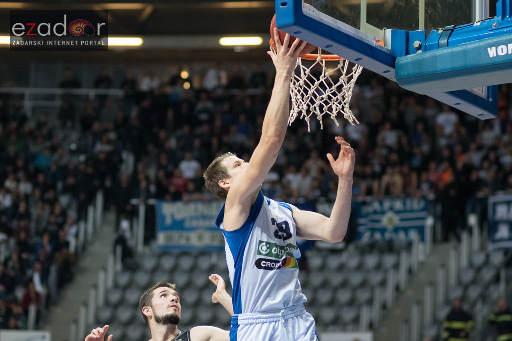 HT Premijer liga: 9. kolo: KK Zadar – GKK Šibenik 81-72. Luka Božić