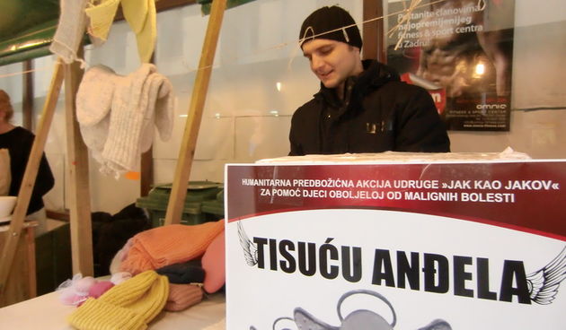 Udruga “Jak kao Jakov” u Zadru predstavlja humanitarnu akciju “Tisuću anđelčića”