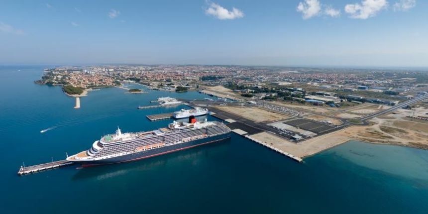 Nova luka Gaženica, pogled iz zraka, Foto: Dino Stanin/PIXSELL Nova luka Gaženica, pogled iz zraka, Foto: Dino Stanin/PIXSELL