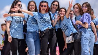 Zadarski maturanti obilježili kraj škole na rivi