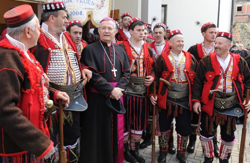 15. Festival zudija, cuvara Kristova groba odrzan je u Mlinistu u Dubrovacko-neretvanskoj zupaniji. Smotra zudija privukla je cuvare Kristova groba iz vise od 30 zupa. Photo: Hrvoje Jelavic/PIXSELL