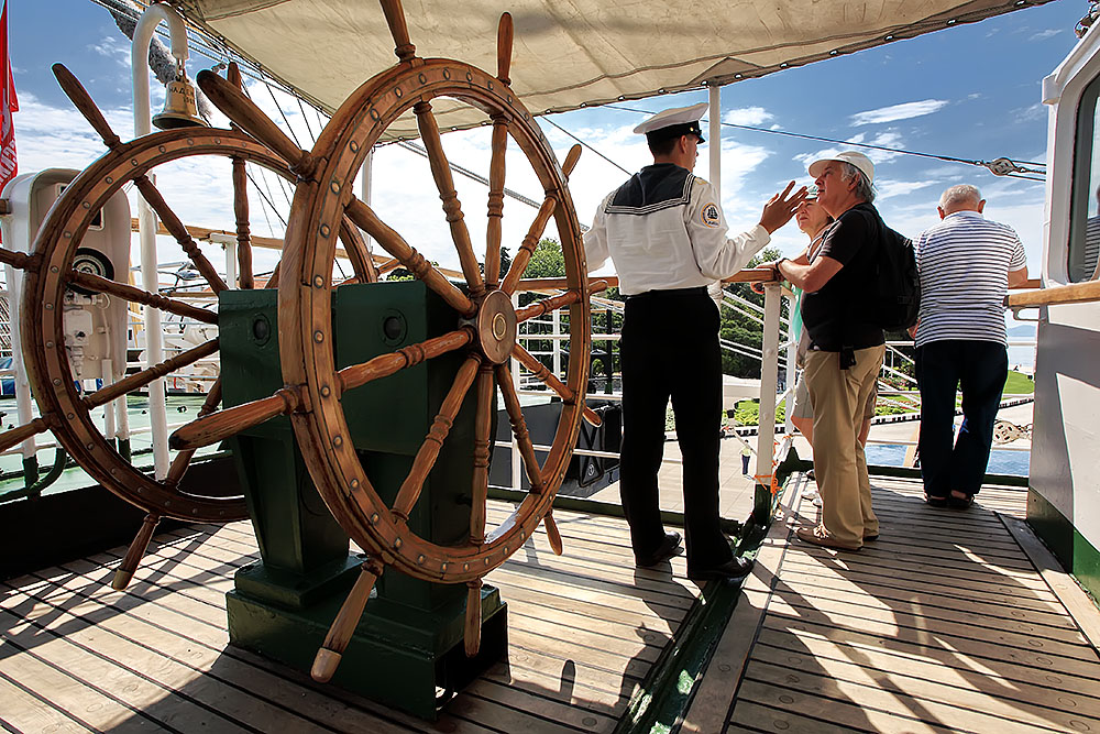 Ruski školski jedrenjak “Nadežda” u zadarskoj luci, foto: Roberto Lerga