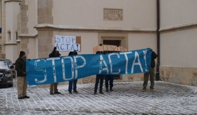 Prosvjed Građanske akcije “STOP ACTA” u deset hrvatskih gradova, foto: Građanska akcija/Index