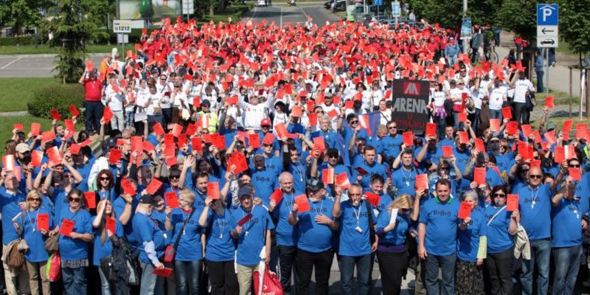 Vladi crveni karton od sindikata uz poruku da odstupe, foto: pixell.hr