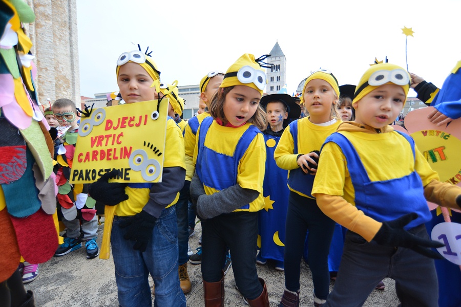 Karnevalić: Male maškare zauzele grad!, foto: Iva Perinčić