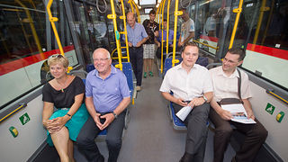 Pet novih autobusa za gradski prijevoz (foto:Saša Čuka)