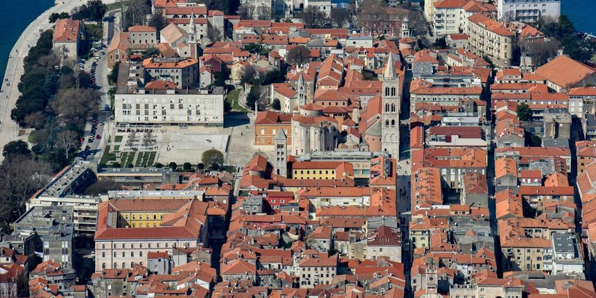 Zadar iz zraka, Panorama Zadra