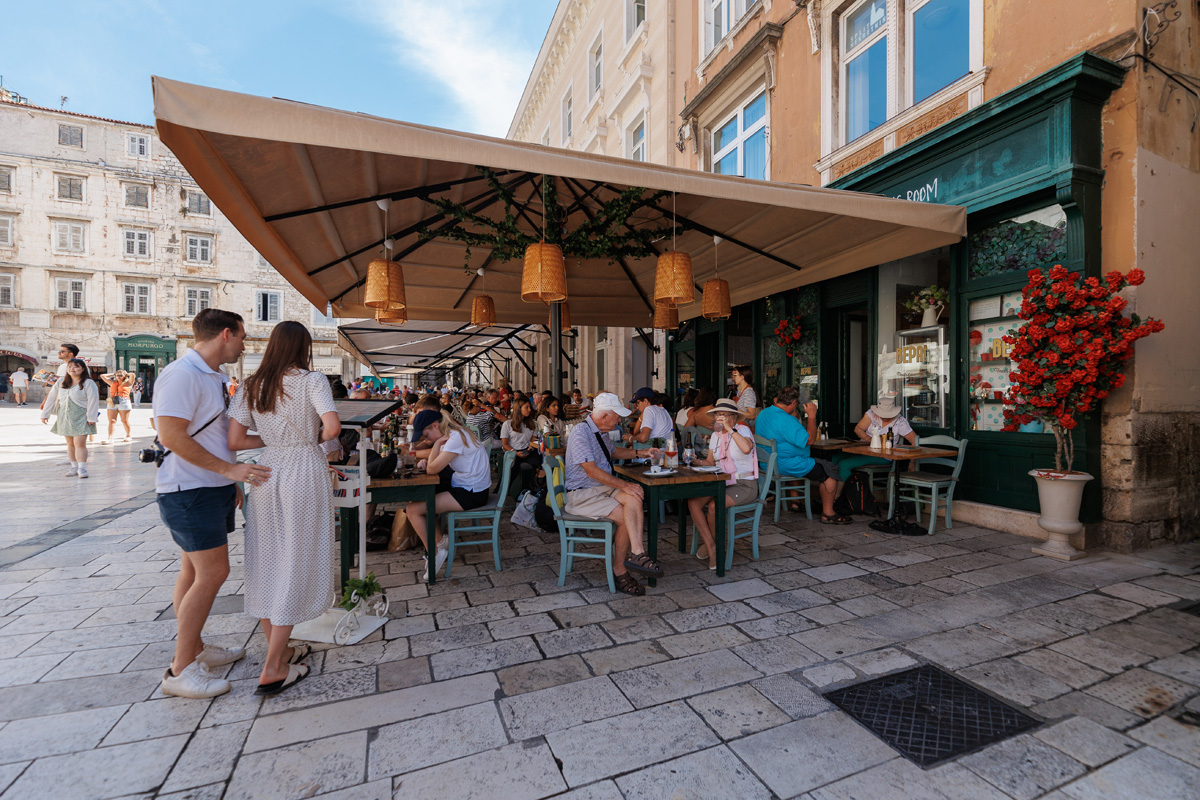 Split – centar grada i plaža Bačvice, 16. rujna 2023. Split – centar grada i plaža Bačvice, 16. rujna 2023.