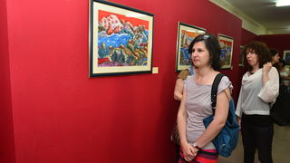 Svečano otvorena izložba slika fra Petra Perice Vidića