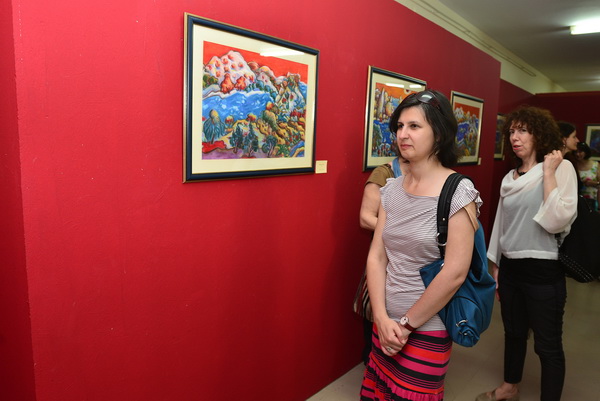 Svečano otvorena izložba slika fra Petra Perice Vidića