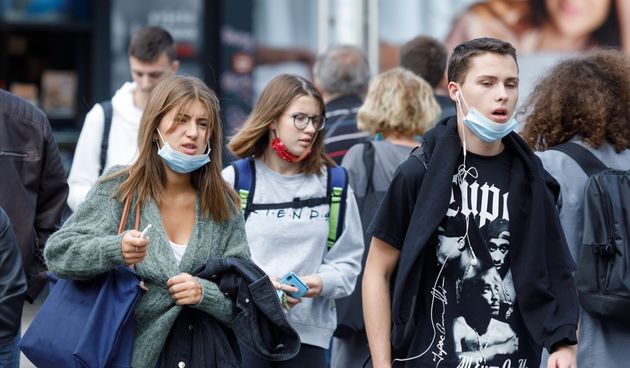 Koronavirus ilustracija, maska, maske, test, testiranje, testiranja, covid