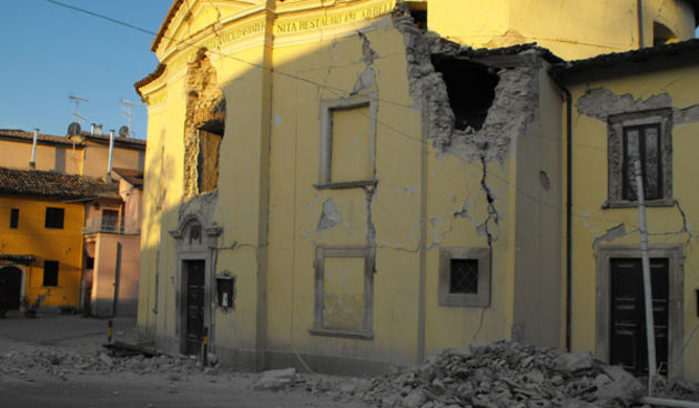 Potres u LAquili (Foto:Fabio Iuliano/ilcentro.gelocal.it)