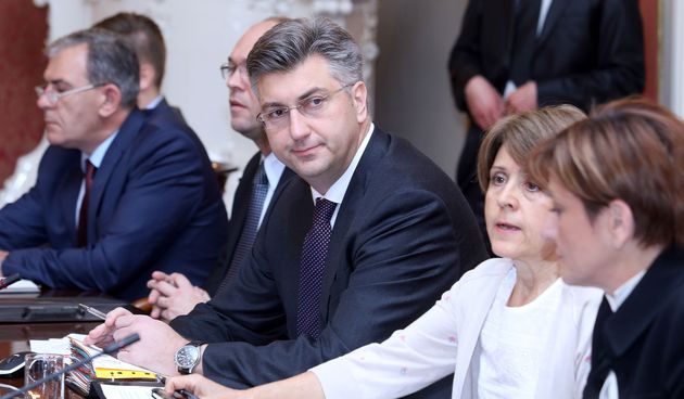 Andrej Plenković, sjednica vlade