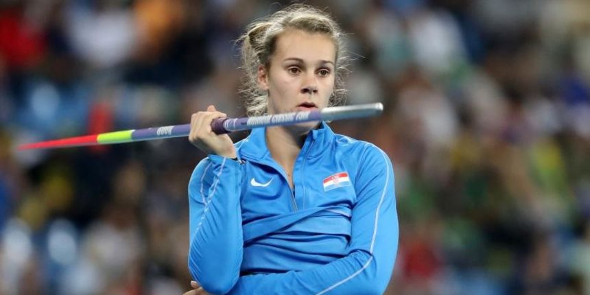 Olimpijske igre Rio 2016. Atletičarka, bacačica koplja Sara Kolak postavila novi hrvatski rekord 64.30m.  Photo: Igor Kralj/PIXSELL