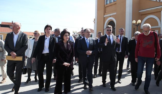 Predsjednik Zoran Milanović i albanski predsjednik Bajram Begaj posjetili crkvu Gospe Loretske u Arbanasima