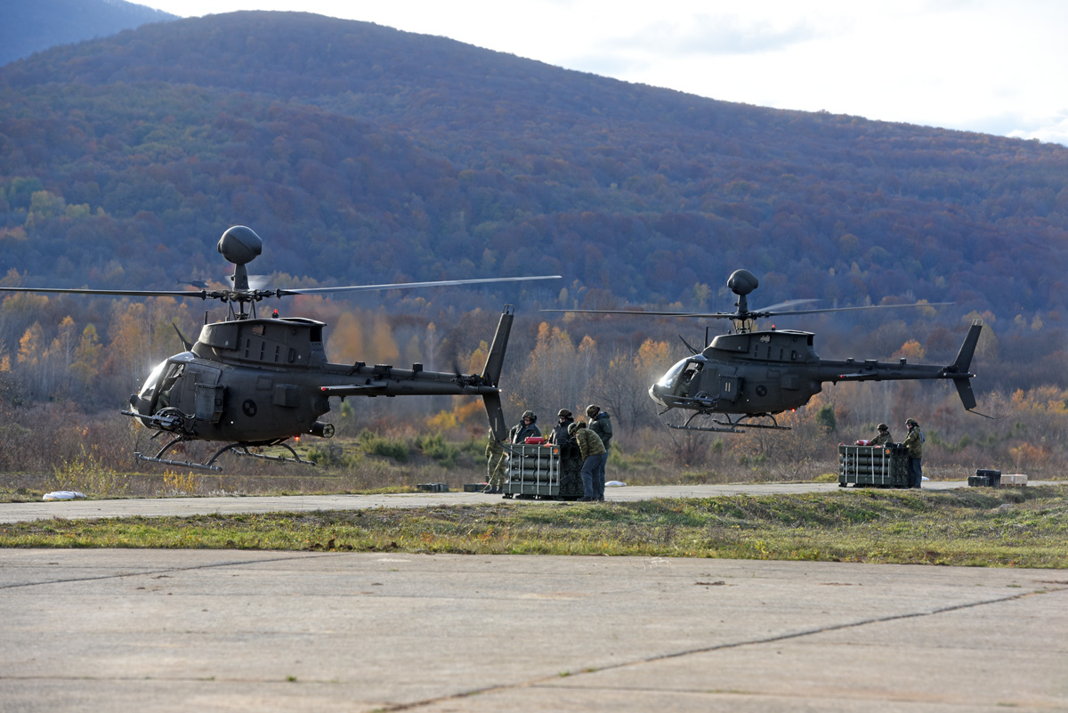 Grupna bojeva gađanja i raketiranja iz Kiowa Warrior